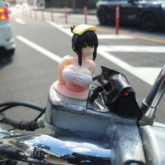 新品未開封　バイクハンドル、車のダッシュボードマスコットの画像