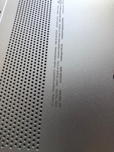 近々〆ます　ジャンク　HP ノートPC  core i5 8250u  4GB 17.3インチ