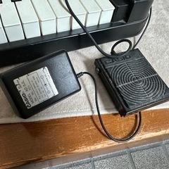 カシオの古い電車ピアノ CPS-50 足無し 機能問題なし ダンパーペダル付きタッチレスポンスの画像