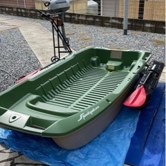 bic245  ホンダ2馬力　魚探　フロート
