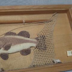 『釣り好きにはたまらない❗❗』額（がく）♦サイズ約７５✕３２の画像
