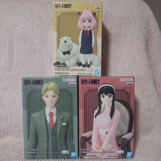 新品未開封！スパイファミリー　家族写真フィギュア　全種セット