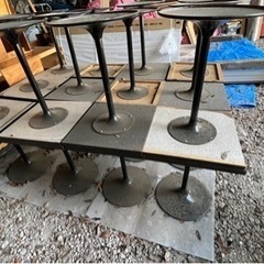 【引取限定】店舗用　角テーブル　24個