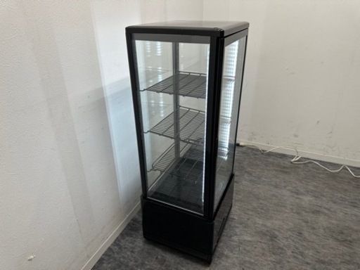 Hijiru　業務用　冷蔵ショーケース　１００L　4面ガラス　２０２２年製　店舗　飲食店　HJR-KR100BK