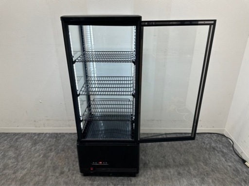 Hijiru　業務用　冷蔵ショーケース　１００L　4面ガラス　２０２２年製　店舗　飲食店　HJR-KR100BK