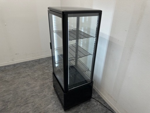 Hijiru　業務用　冷蔵ショーケース　１００L　4面ガラス　２０２２年製　店舗　飲食店　HJR-KR100BK