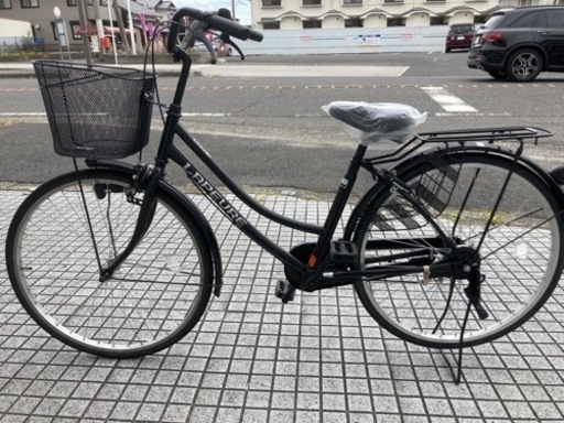 【26インチ自転車】美品❗️変速なし　リヤタイヤ、サドル、カゴ新品❗️若林自転車　膳所店　SALE中❗️