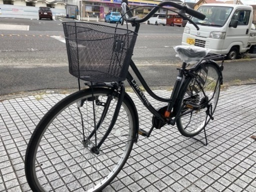 【26インチ自転車】美品❗️変速なし　リヤタイヤ、サドル、カゴ新品❗️若林自転車　膳所店　SALE中❗️