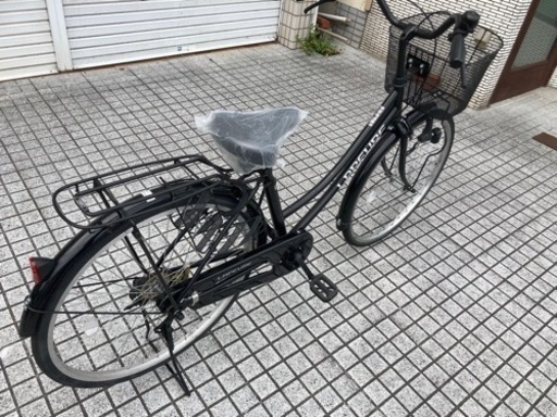 【26インチ自転車】美品❗️変速なし　リヤタイヤ、サドル、カゴ新品❗️若林自転車　膳所店　SALE中❗️