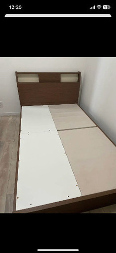 ニトリ※セミダブル引き出し収納付き