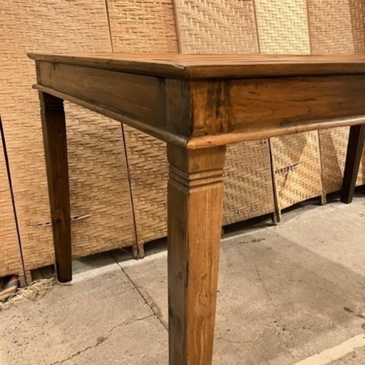 【武蔵小山店】   バリ　リゾート　バンブー　アジアン家具　ダイニングテーブル　テーブルのみ　検　ウォーターヒヤシンス　バリ家具　テー
