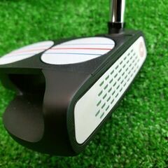  【コレ見て！ ゴルフ】 美品 ODYSSEY オデッセイ TRIPLE TRACK トリプル トラック 2-Ball 34インチ パター ヘッドカバー付