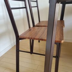 コンパクト４人掛けダイニングセットの画像