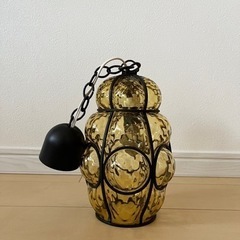 アンティーク ガラス 照明