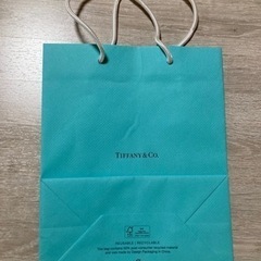 ティファニー　紙袋　ショッパーの画像