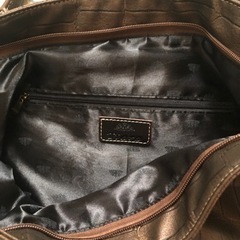 【Tiara】ブラウン　大きめ　トートバッグの画像