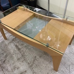 【愛品館 江戸川店 テーブル】 ガラストップエクステンションテーブル ID:150-050199-007
