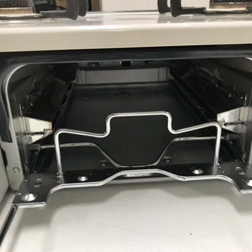 ロ2309-061 ガステーブルLPガスRinnai KG66VTW 2022年製キズ汚れあり