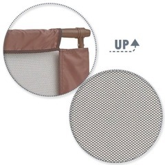 SmartAngel）シンプルフェンスL ブラウン [ベビーゲート ベビーフェンス フェンス ゲート ベビー こども パーテーション セーフティ 突っ張り の画像