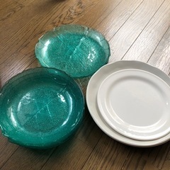 ガラス皿　大皿まとめて