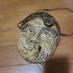 【お買い上げありがとうございました】ひょっとこの仮面 置物 魔よ...