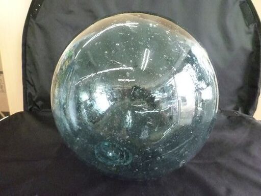 ガラス 浮き玉 24cm 2個セット 漁具 オブジェ 硝子製 硝子 浮き球 置物 ガラス球 札幌市 北20条店