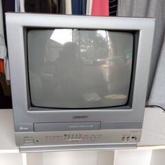 14型テレビデオ(地デジチュ−ナ−.DVDプレ−ヤ−付)