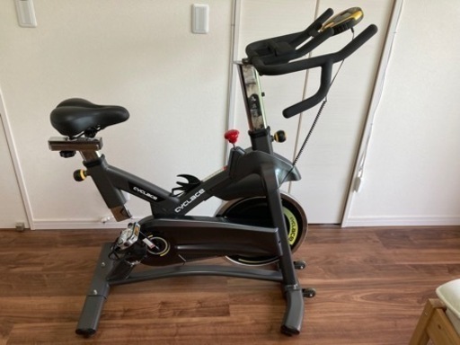cyclaceフィットネスバイクブラック Cyclace L-003B エクササイズ バイク ステーショナリー イン