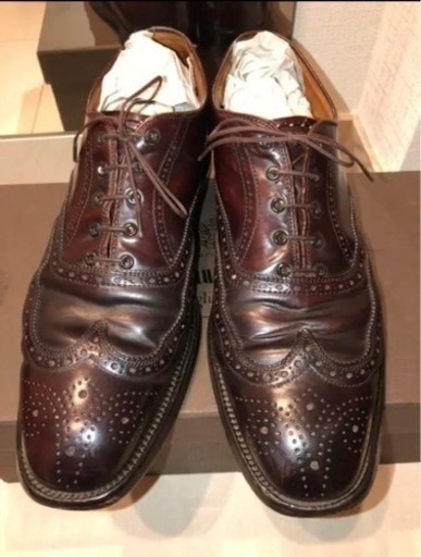 希少！オールデン　ウイングチップ　　革靴　27.5cm