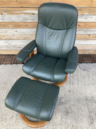 ■ioy0822■EKORNES エコーネス　ストレスレスチェア　コンサル　Mサイズ　オットマン付き■リクライニングチェア/１人掛けソファ■