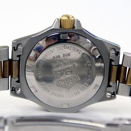 本物 TAG HEUER 934.208 プロフェッショナル3000 デイト クオーツ式腕時計 レディース 3針 ダイバーズウォッチ 
