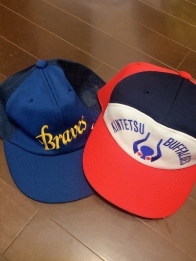 【明日まで】近鉄バファローズ・オリックス・ブレーブス　キャップ　【未使用品】