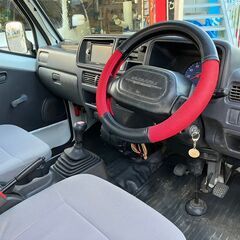 売約済 サンバー 5.9万キロ 4WD エアコン ナビ TV 5MT 軽トラ 車検付 すぐ乗れる【支払総額30万円】の画像