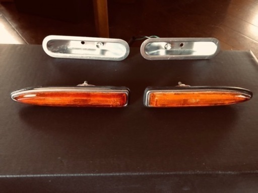 510 ブルーバード IKI刻印有 市光工業製 ☆ Fr サイドマーカー左右組み 510 ブルーバード IKI刻印有 市光工業製 ☆ Fr サイドマーカー左右組み