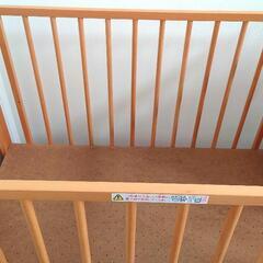 【受け渡し予定者決定】ベビーベッド　レギュラーサイズ　石崎家具の画像