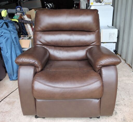 ニトリ 電動リクライニングソファ 1人掛け ビリーバー3 ブラウン NITORI 1P SOFA BELIEVER3 BR THICK LEATHER 札幌市