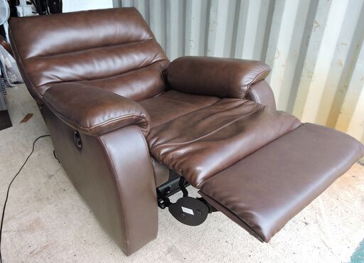 ニトリ 電動リクライニングソファ 1人掛け ビリーバー3 ブラウン NITORI 1P SOFA BELIEVER3 BR THICK
