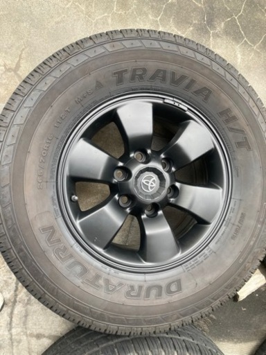 ［お話中］ハイラックスサーフ215 純正ホイール　タイヤ溝あり