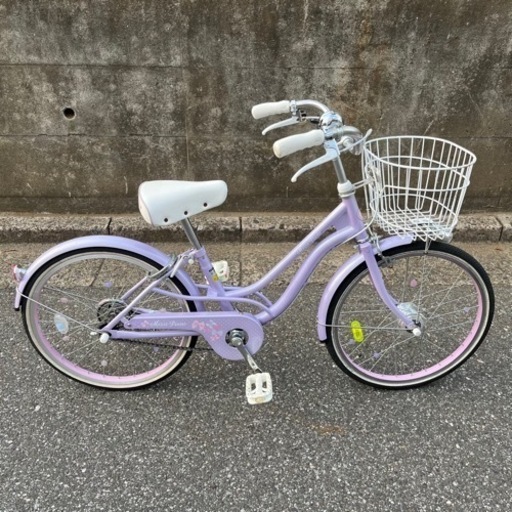 子供用自転車　あさひ メゾピアノ ラベンダー 20インチ 変速なし オートライト