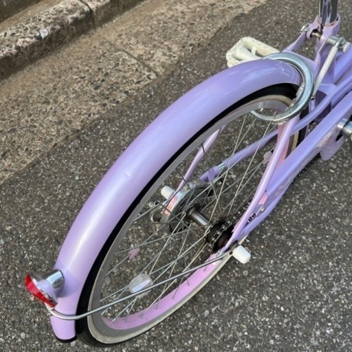 子供用自転車　あさひ メゾピアノ ラベンダー 20インチ 変速なし オートライト