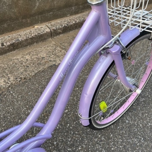 子供用自転車　あさひ メゾピアノ ラベンダー 20インチ 変速なし オートライト