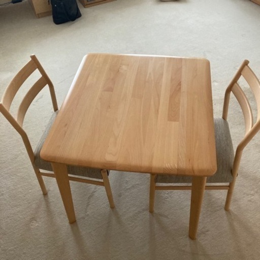 ニトリ ダイニングテーブル & チェア 3点セット 食卓テーブル NITORI STUDIO