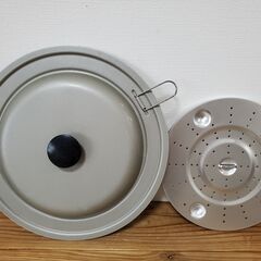 すき焼き鍋・落し蓋（新品）ステンレス鍋・フライパン用蓋（中古）計4点の画像