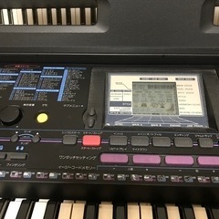 【決まりました】YAMAHAヤマハ電子キーボード中古・電池新品の画像