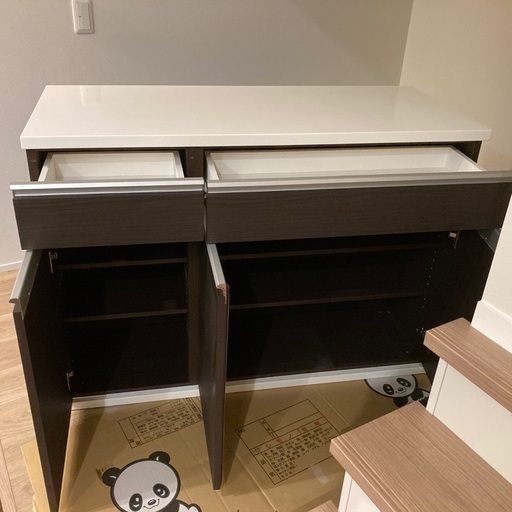 バーカウンター 最高 ニトリ ニトリバーカウンター ホワイト/ダーク