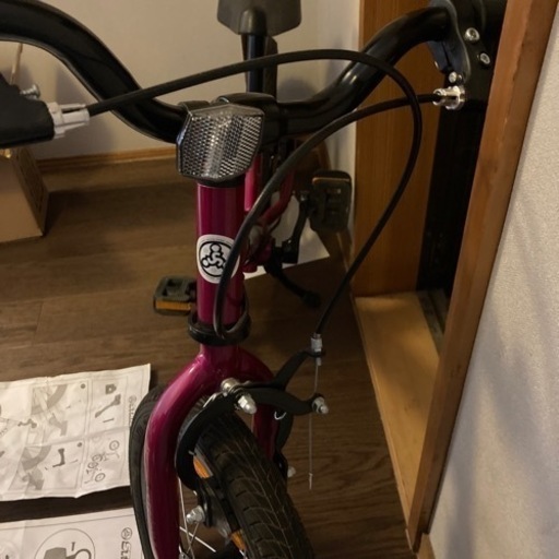 STRIDER 14x ピンク　イージーペダル　キックスタンド　反射材付