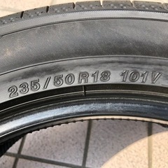 ヨコハマ ブルーアースRV RV03 235/ 50R18 中古美品バリ山の画像