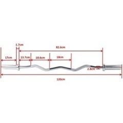 【最終値下げ】筋トレ EZバー9kg プレート17.5kg付属の画像