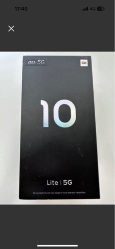 Mi 10 Lite 5G XIG01 6.6インチ メモリー6GB ストレージ128GB ドリームホワイト au