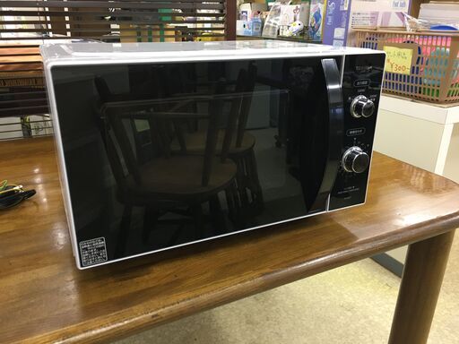 (o)東芝 電子レンジ ER-SM17(W) 50/60Hz 2021年製 幅45.8cm奥行34.9cm高さ28.1cm 美品 説明欄必読